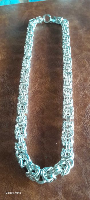 65/Сребърен Синджир Кралска плетка-112грама.