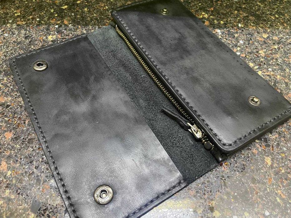 Кожаный лонгер, ручная работа.