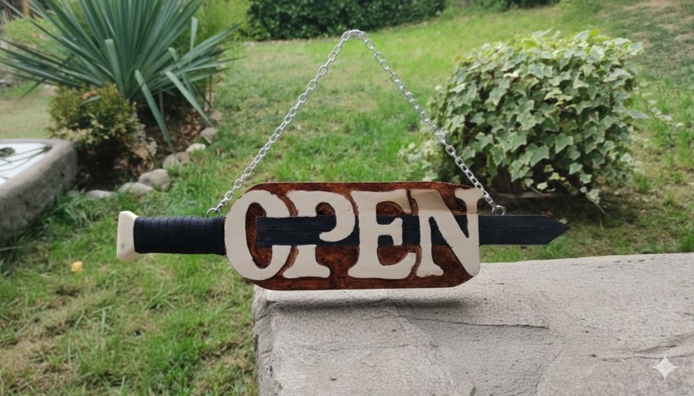 Табели "OPEN/CLOSE" – Ръчна Изработка