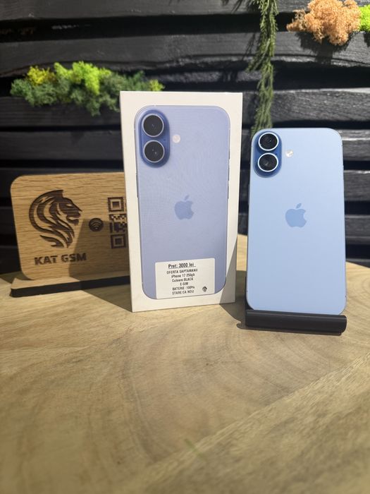 Oferta Saptamanii iPhone 17 256gb Blue E-Sim /Fact+Garantie