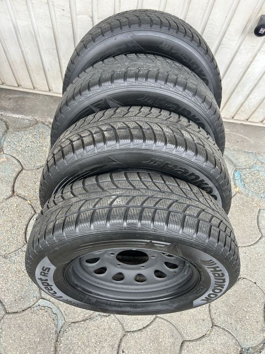 Jante otel 5x139.7mm, Roti cu anvelope iarna 205/70 R15, Suzuki Jimny, Vitara, Samurai, Dahiatsu Feroza