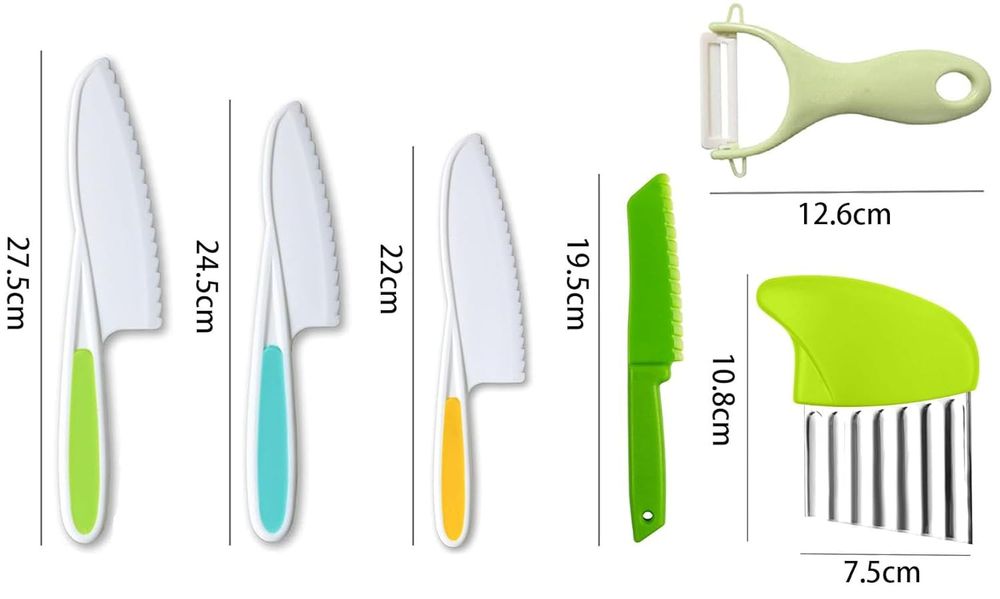 Детски кухненски комплект , детски ножове, детски комплект за рязане