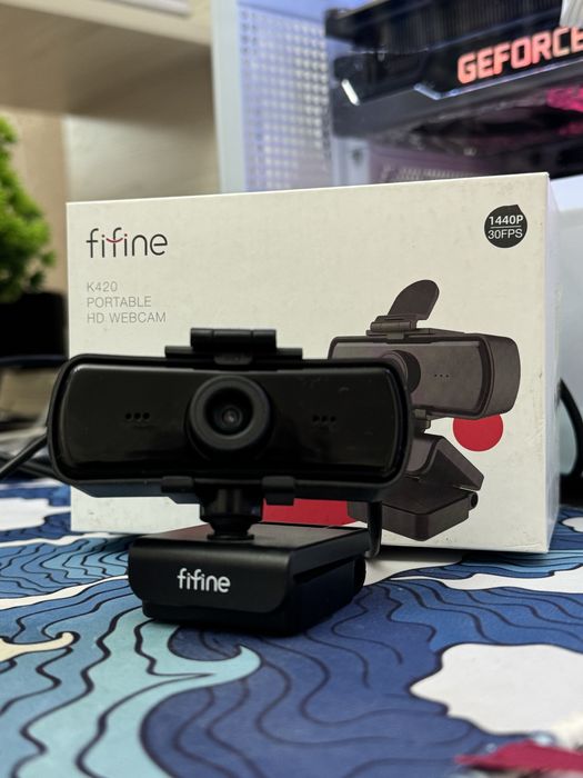 Набор стримера fifine k420 + подарок микрофон