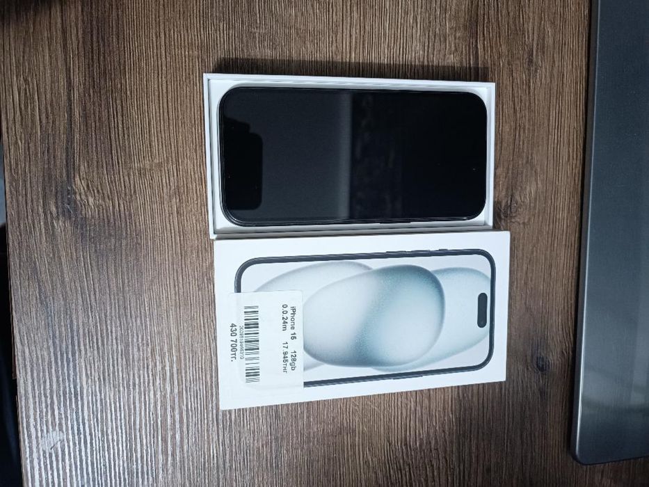 Iphone 15 128gb черный матовый