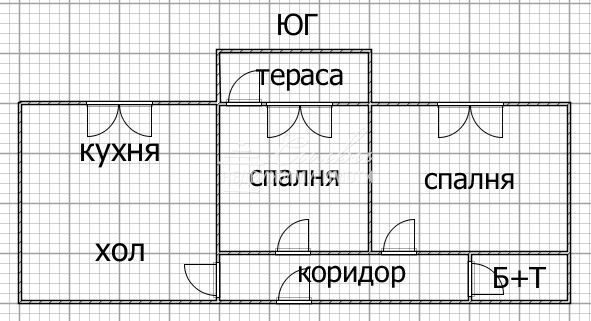 Двустаен ПРЕУСТРОЕН в ТРИСТАЕН апартамент след ОСНОВЕН ремонт - кв. Т