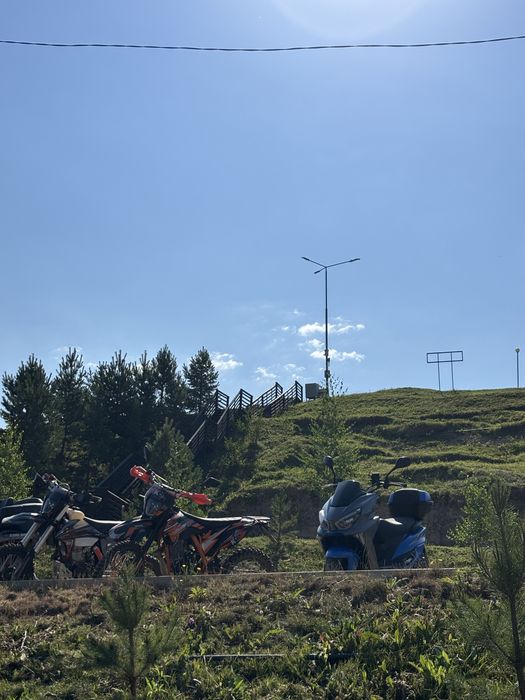 Мопед Макси на ходу