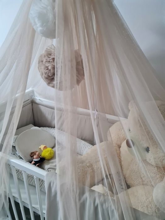 Baldachin bej bebe