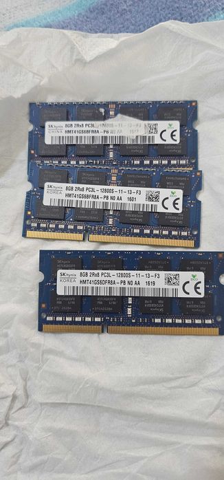 Memorie laptop 8GB DDR3 PC3L 12800S