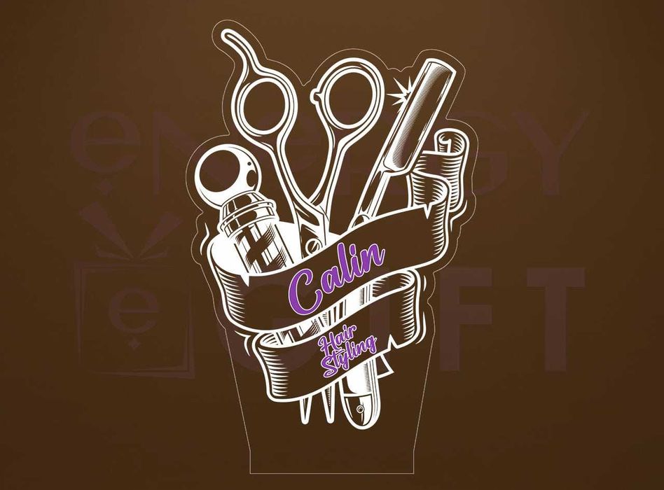 Lampa Led Personalizata– Hair Styling