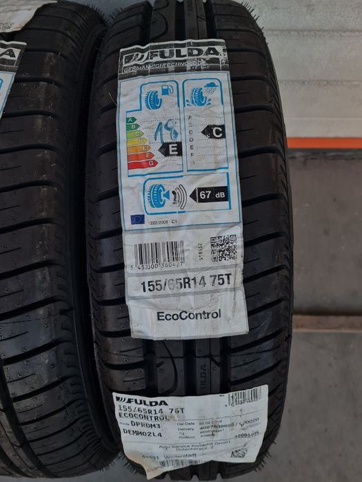 Нови летни гуми 4 броя FULDA EcoControl 155 65 R14
