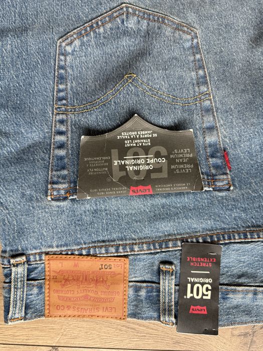 Blugi LEVIS 501 Albastru Barbari | Marime 48 x 32 (Talie 124 cm)