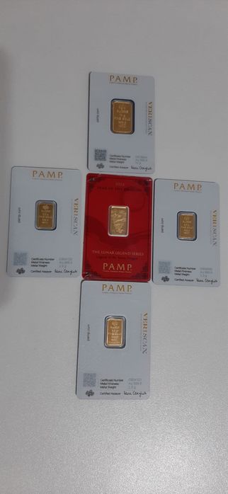 Vand Lingouri 1 gr 24k cu Certificat