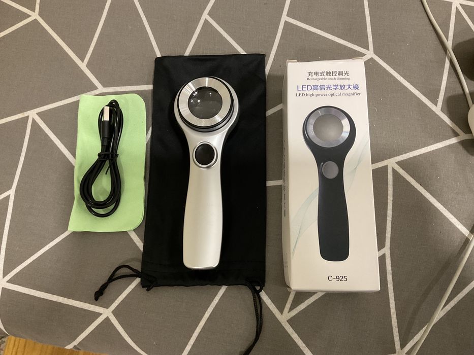 Лупа увеличетельная, дерматоскоп