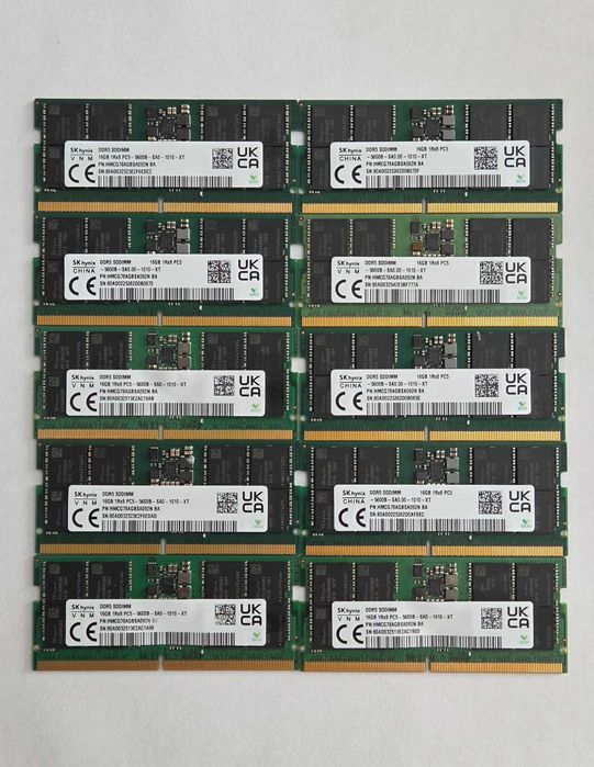 Memorie laptop SK hynix 16GB DDR5, 5600MHz