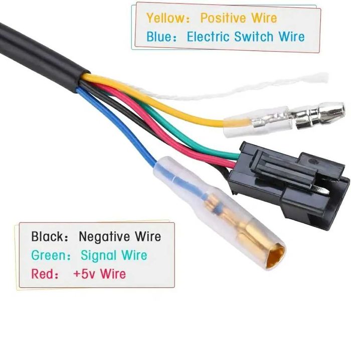 Maneta Acceleratie cu Contact si Cheie 12V-72V – Voltmetru Baterie Bicicleta Scuter Electric ATV