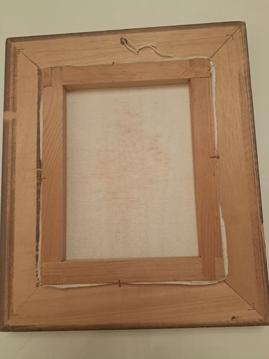 Tablou floral pictura pe pânză semnat