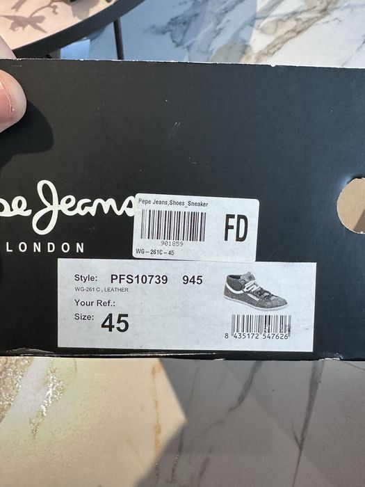 Pepe Jeans кожени кецове