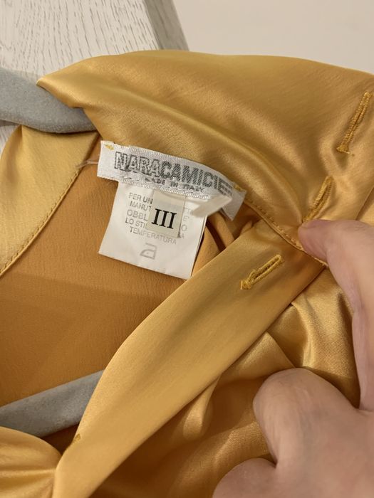 Camasa satin - galben auriu