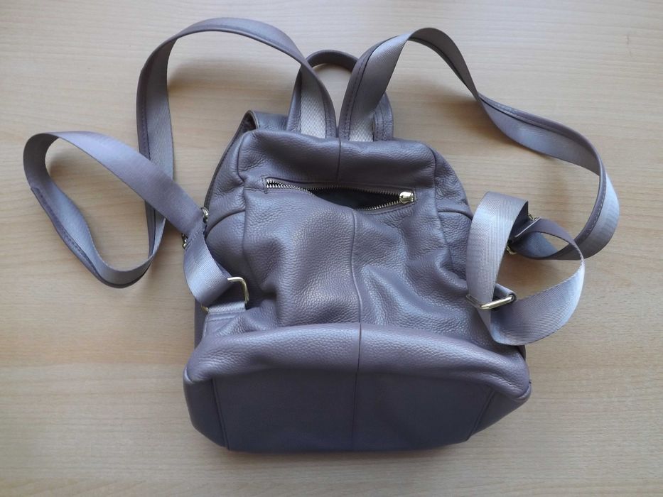 Дамска раничка и чантичка от естествена кожа