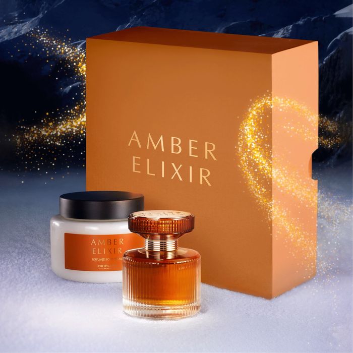 Комплект парфюмна вода Amber Elixir и крем за тяло