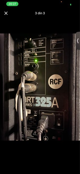 Vand Boxe Rcf 325 A active suna foarte bine si puternic