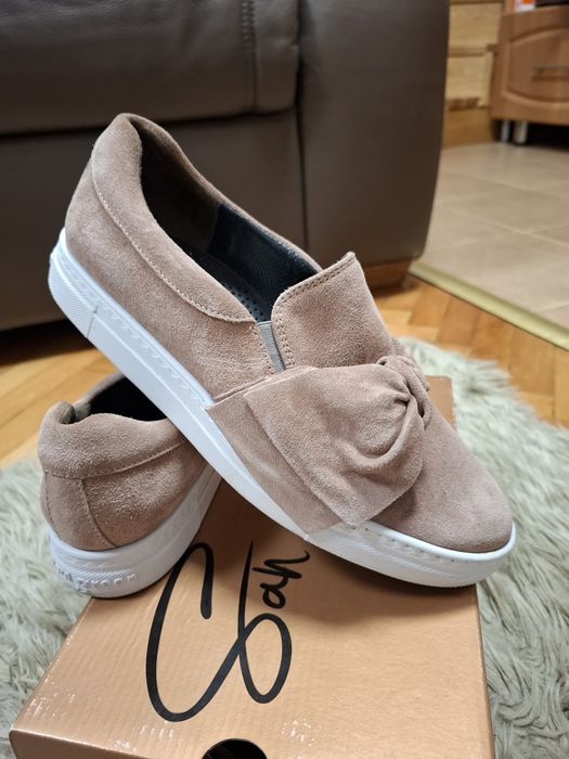 Mocasini piele intoarsa marime 38