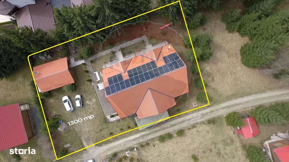 Cabana cu 7 camere de vânzare, 387 mp utili, 1300 mp teren!