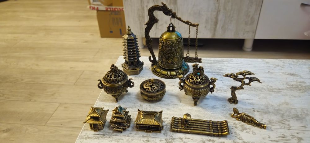 Vand obiecte traditionale asiatice+animale,de bronz,de colectie.8 poze