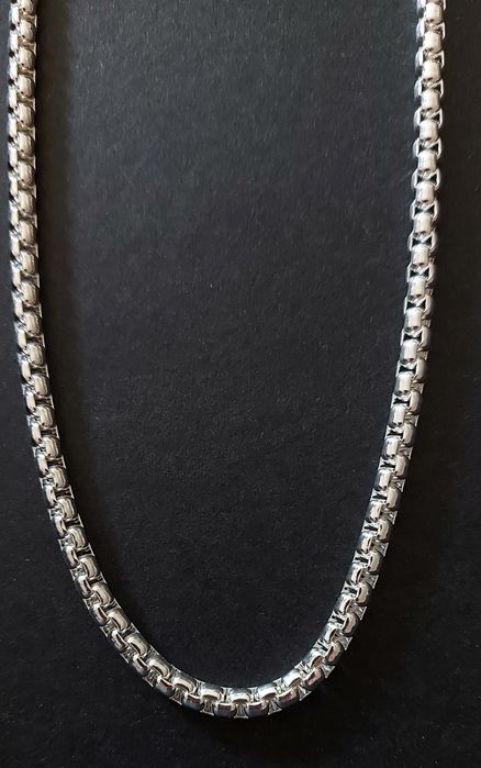 Нов сребърен синджир сребърно колие