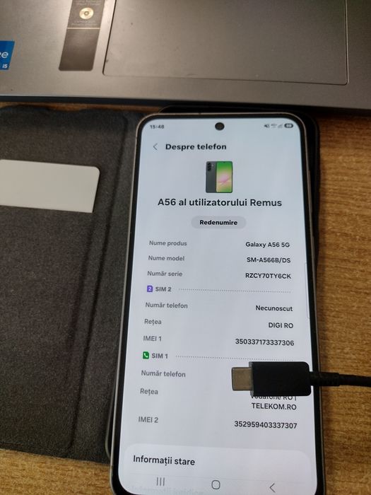 Samsung A56 5G Garanție 30.07.2027