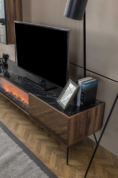 Секция BRONZE  с декоративна камина