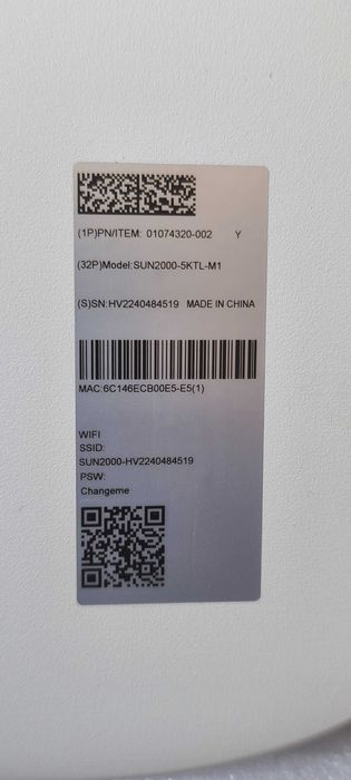 Invertor HUAWEI (10 Kw și 5 Kw)