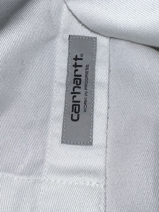 Бяла мъжка риза Carhartt WIP S