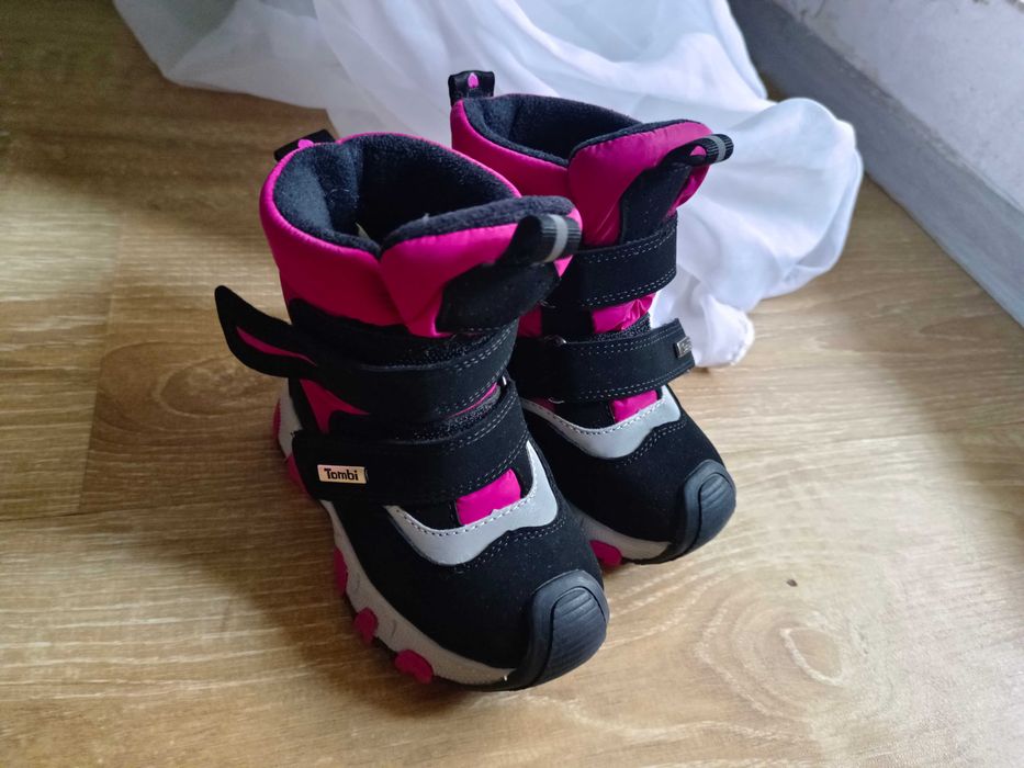 Ботинки зимние на девочку, 22 размер