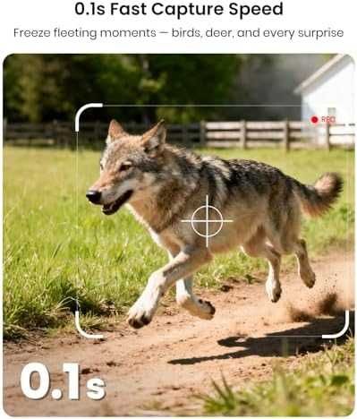 Нова оларна камера за диви животни 4K 64MP Bluetooth App 0.1s тригер