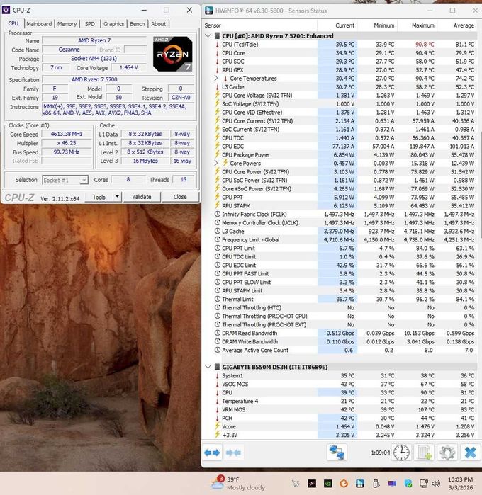 CPU: AMD Ryzen 7 5700 - в Гаранция до 2028