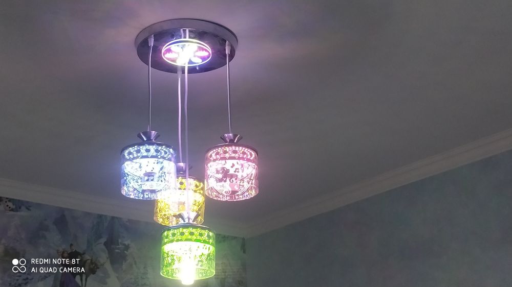 Установка Люстра галоген Браа