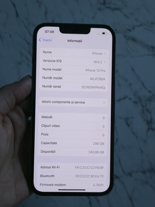 Vand/schimb iPhone 13 Pro 256gb