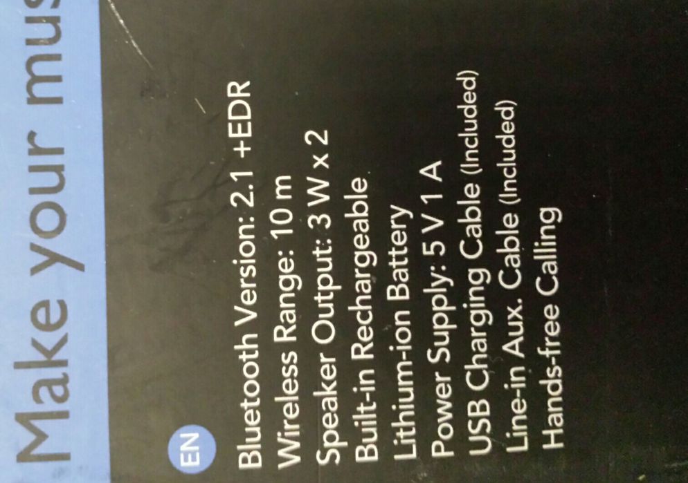 Bluetooth тонколона