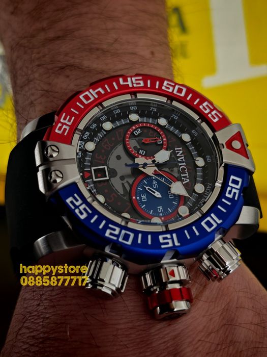 INVICTA Foxhound silver 57 mm, Инвикта нов ръчен часовник