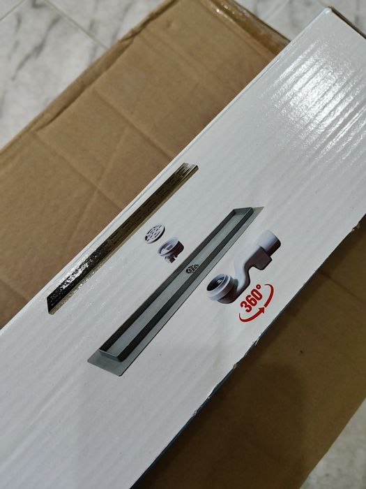 Сифон линеен 80см