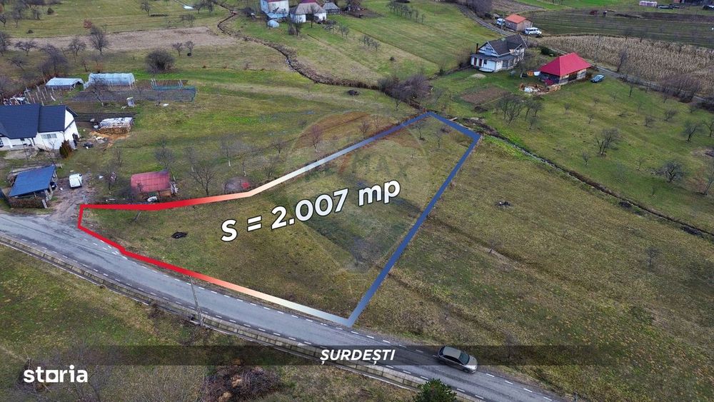 Teren intravilan de vanzare Șurdești