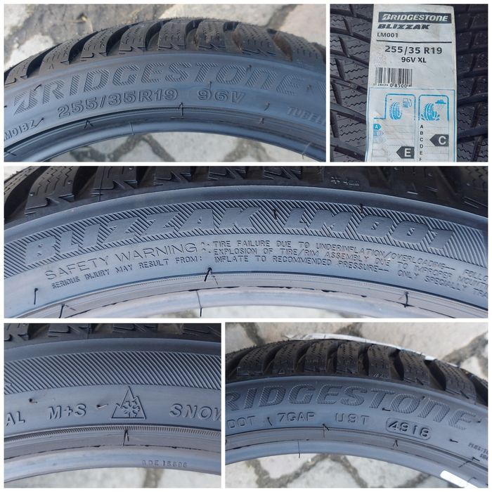 O bucată 255/35 R19 M+S iarnă - una Pirelli Bridgestone Vredestein