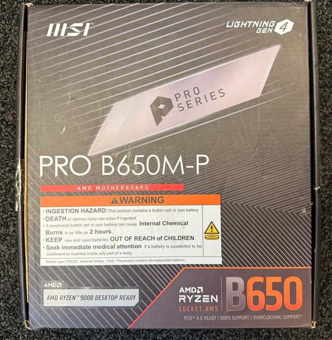 Kit AMD Ryzen5 7600x + MSI PRO B650M-P + ID-Cooling SE-224-XTS garantie