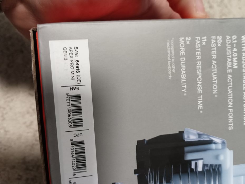 Tastatura Gaming Sigilata  SteelSeries Apex Pro Mini Gen 3