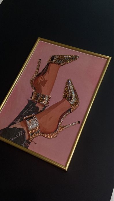 Картины, портреты стразами