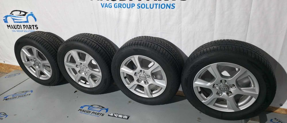Jante aliaj Audi A4 B8 225/55/16 anvelope de iarna