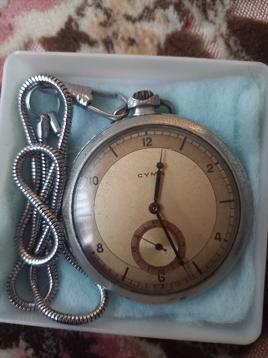 Швейцарски джобен часовник cyma