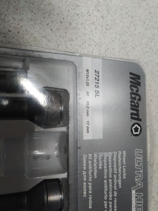 Prezoane antifurt M12x1.25. 30.5 mm lungime