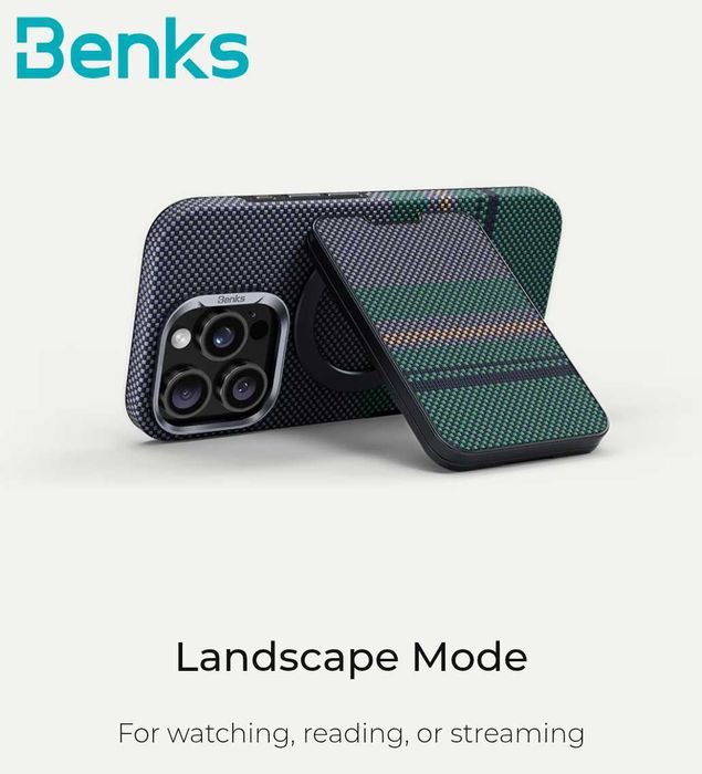 Benks ArmorGo MagSafe магнитный картхолдер подставка для iPhone 16 17